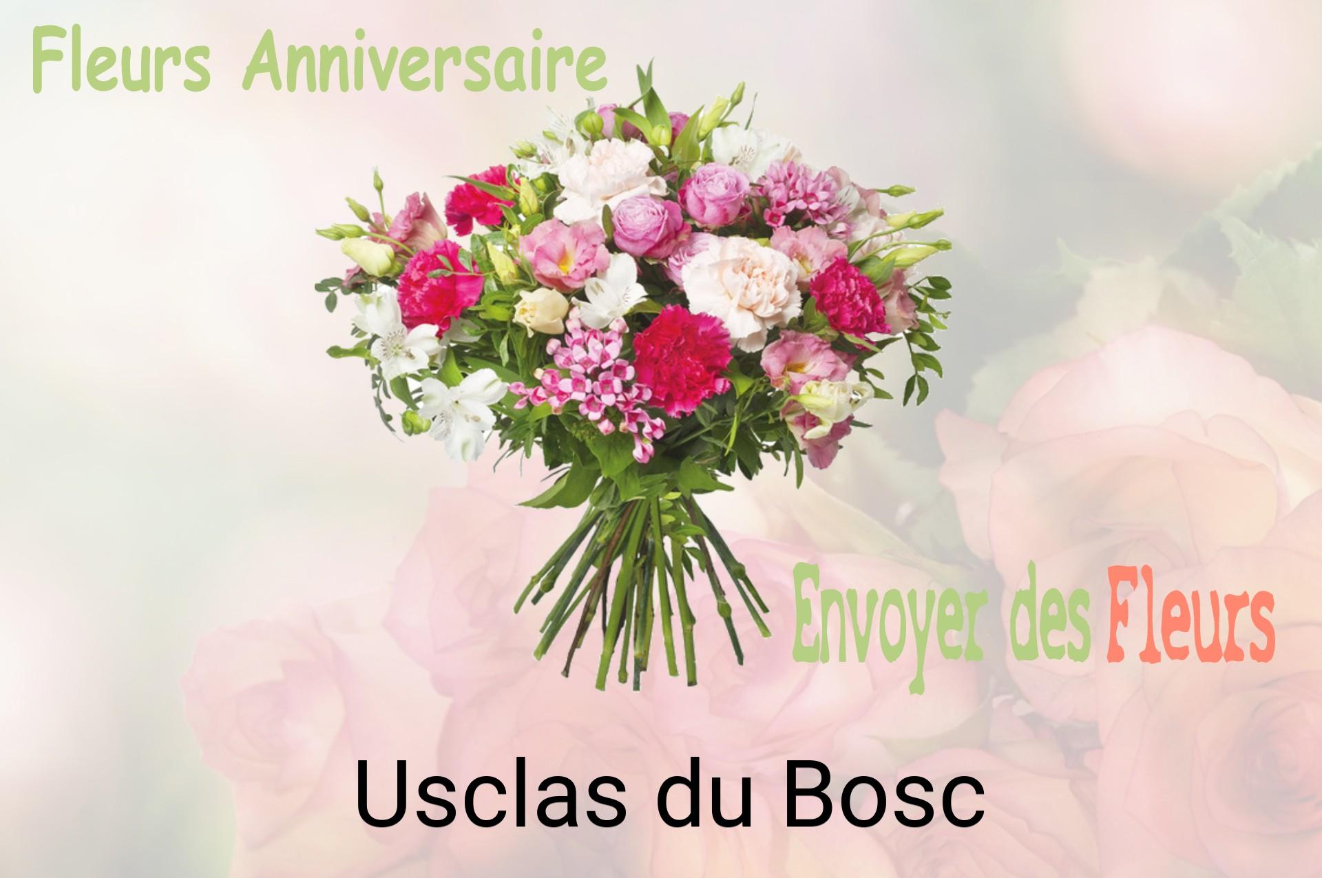 Bouquet de fleurs d’anniversaire livré à Usclas-du-Bosc