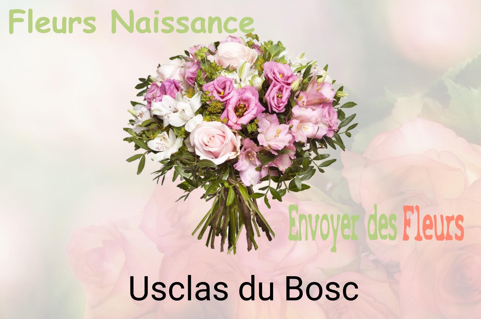 Bouquet de fleurs de naissance livré à Usclas-du-Bosc