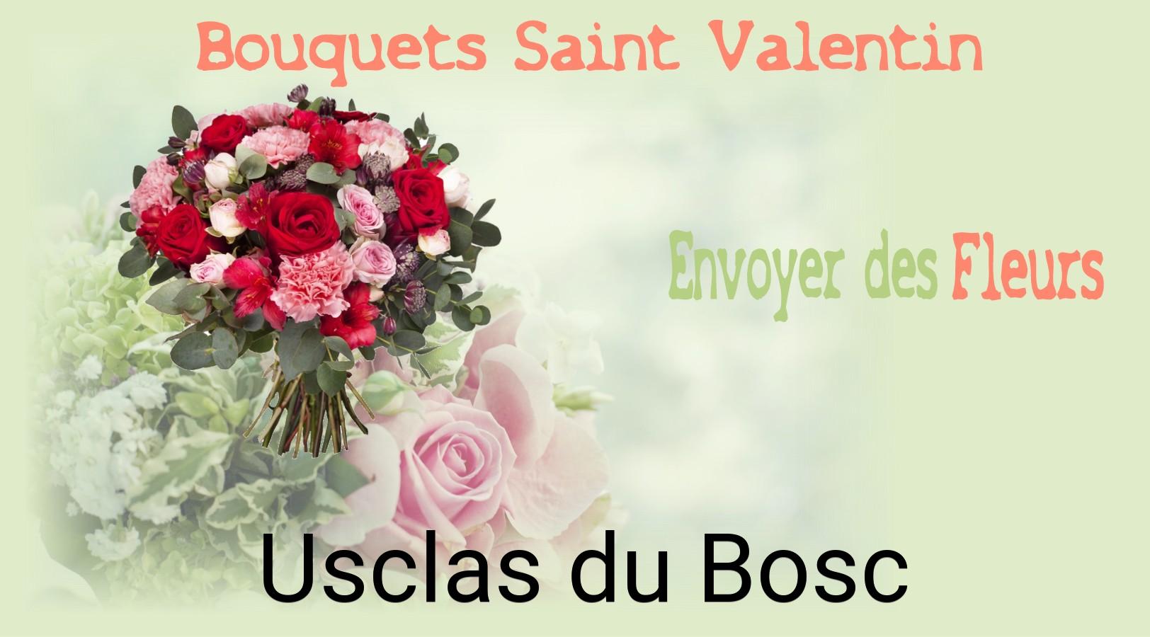 Roses de Saint-Valentin livrées à Usclas-du-Bosc